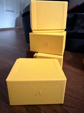 Swarovski Yellow Jewelry Boxes (Set of 4)